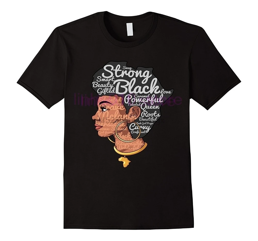 2019 летняя модная мужская футболка с круглым вырезом рубашка melanin для мужчин афро
