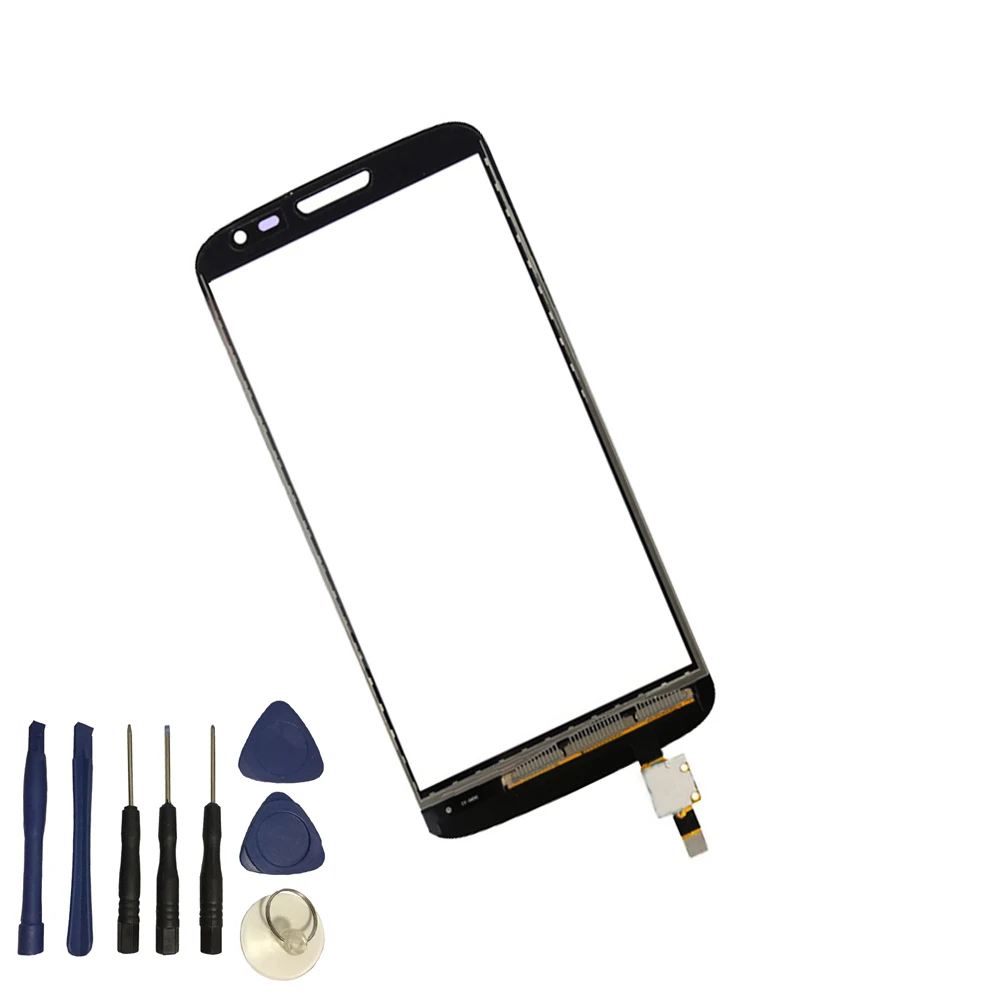 Для LG G2 Mini D618 D620 черный/белый сенсорный экран стекло дигитайзер сенсор Сенсорная