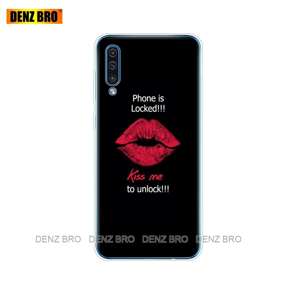 61790 Чехол для Samsung Galaxy A50 с рисунком из силикона и ТПУ, чехол для телефона для Samsung A50 A505 A505F SM-A505F, мягкий чехол 6,4, чехол-бампер - Цвет: 61790