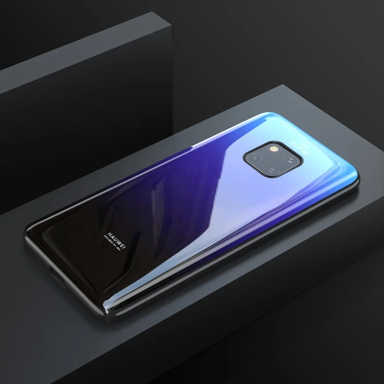 Роскошный чехол GKK для huawei mate 20 pro, мягкий чехол из закаленного стекла с бесплатной пленкой для телефона mate 20 pro Coque Funda