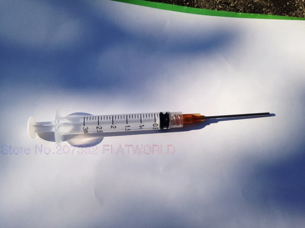 

2500pcs 3ml luer lock syringe with a 15g 1.5 inch blunt needle in bulk package