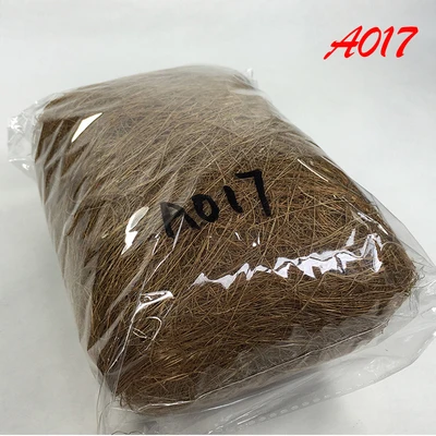 A017-coffee 50 г/упак. Натуральный сизаль деревенский наполнитель подарочной коробки свадебные украшения упаковка Цветочная коробка наполнитель Diy упаковка подарочный пакет поставки - Цвет: A017-coffee