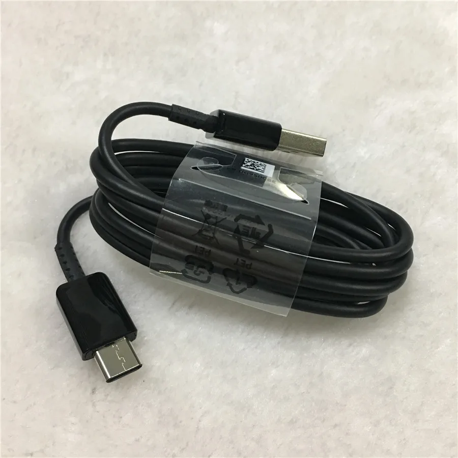 10 шт./лот 100% оригинальные Тип usb C кабель 1 2 м 2A быстро Зарядное устройство для