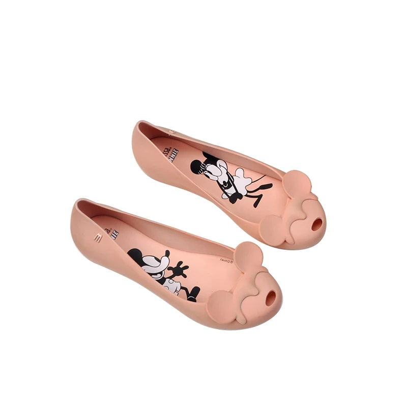 Mini Melissa Mel Ultragirl/оригинальные женские прозрачные босоножки с Микки и Минни 2018 г.