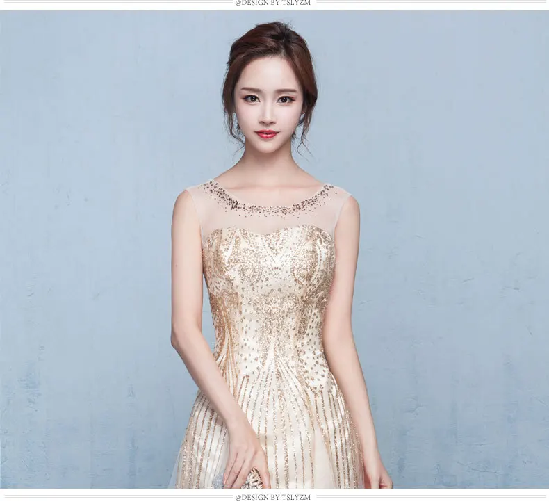 Женское вечернее платье с V-образным вырезом темно-красное цвета шампанского