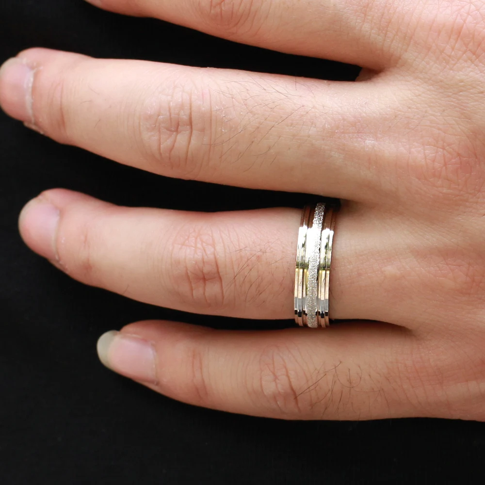 sell like hot cakes New Pearl Scrub Titanium Steel Couple Ring Buy send Chinese traditional lover red string | Украшения и