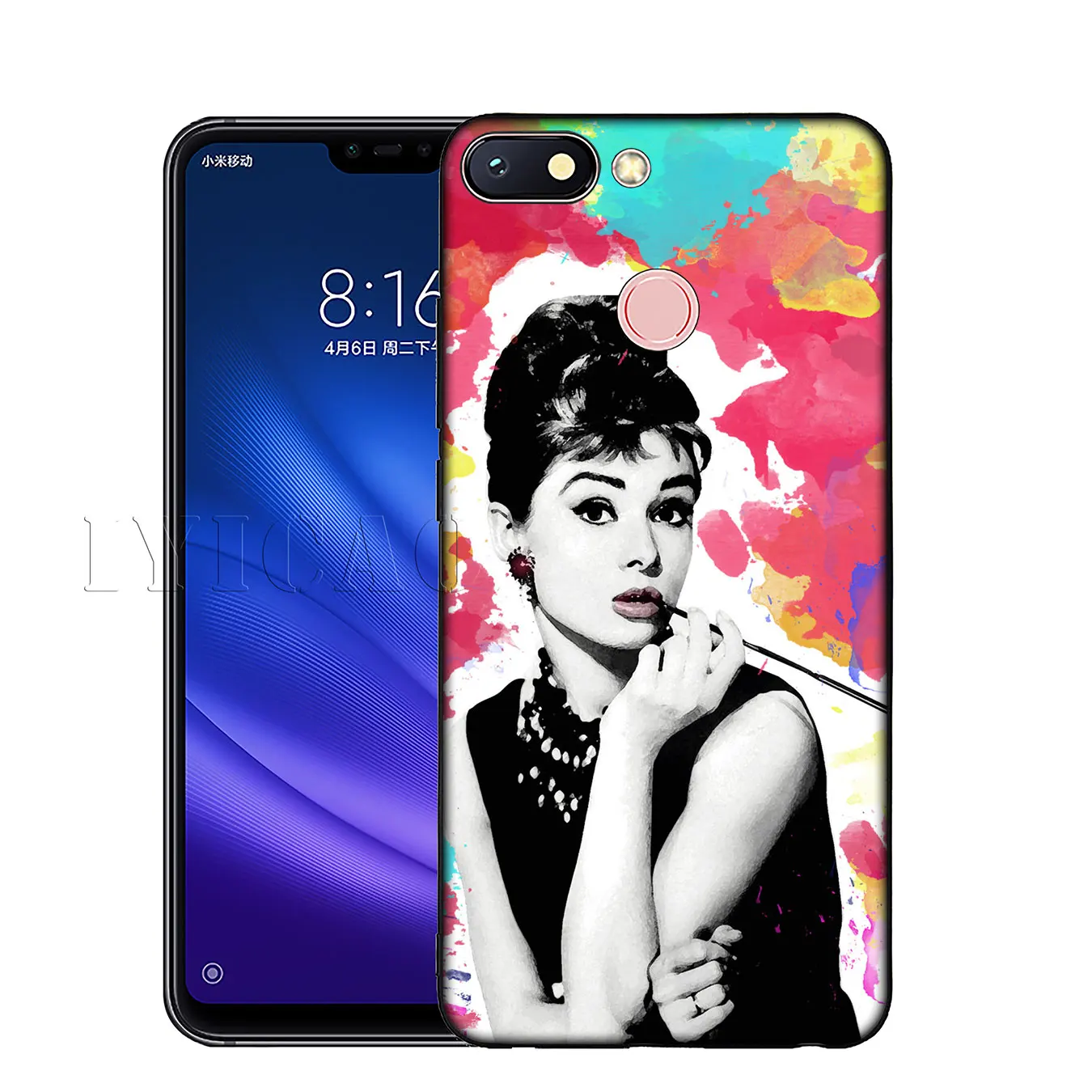 IYICAO Одри Хепберн Мягкий силиконовый чехол для телефона Xiaomi Mi 10 9 9T CC9 CC9E 8 SE A3 Pro A1 A2