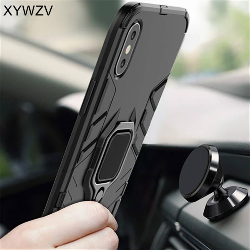 Armor Case Pocophone F1 Cover Metal Finger Ring Holder For Xiaomi Magnetic Phone |