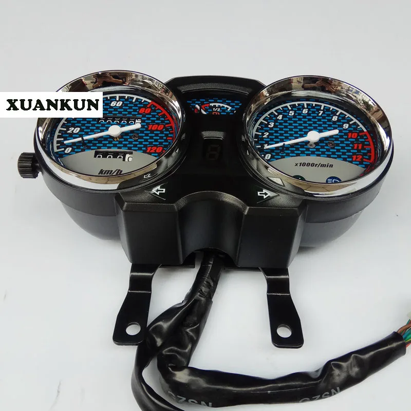 GN125 Motorcycle Instrument Assembly Street Car EN Modified Odometer Code Meter Speed Meter
