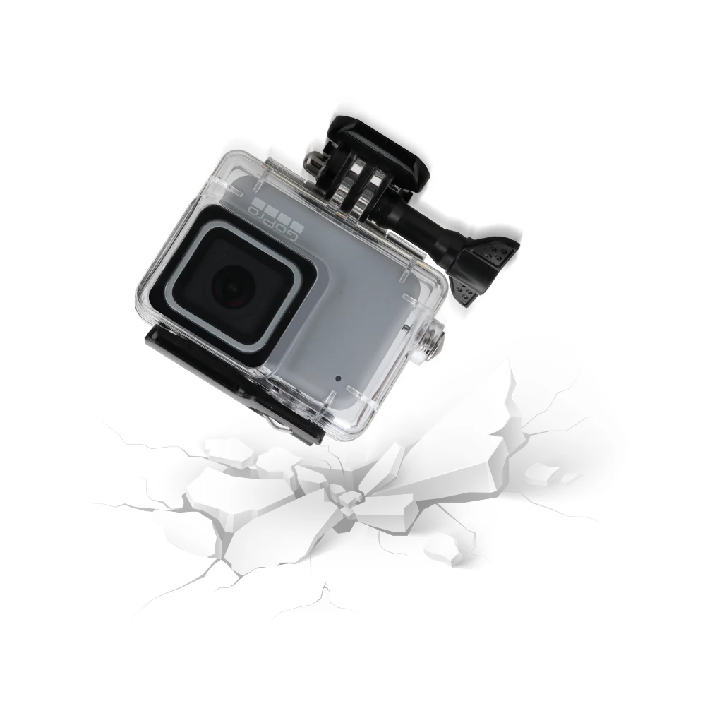 Vamson водонепроницаемый чехол для дайвинга защитный корпус для GoPro Hero 7 белый/серебристый аксессуары для камеры 60 m-VP650