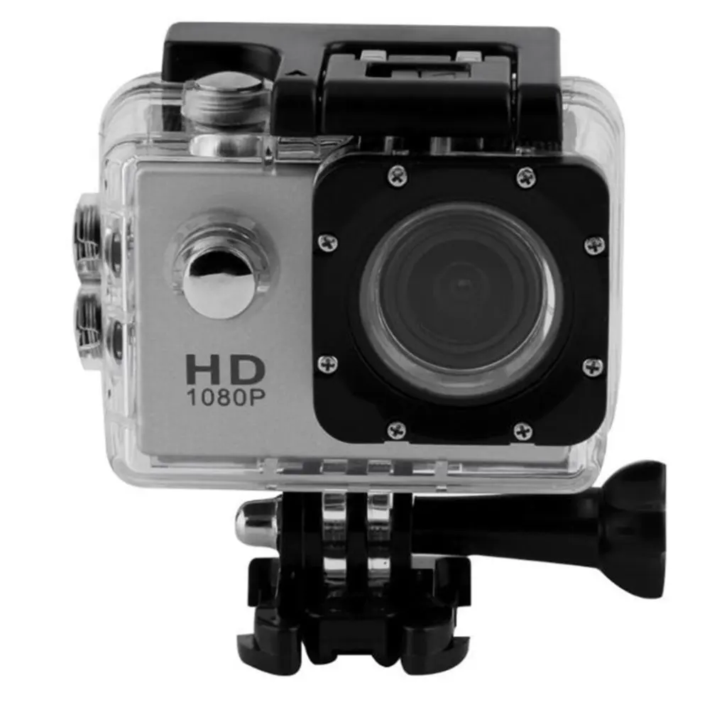 silver G22 1080P HD съемка водонепроницаемая цифровая камера видеокамера COMS сенсор Широкоугольный объектив камера Профессиональная фотография - Цвет: silver
