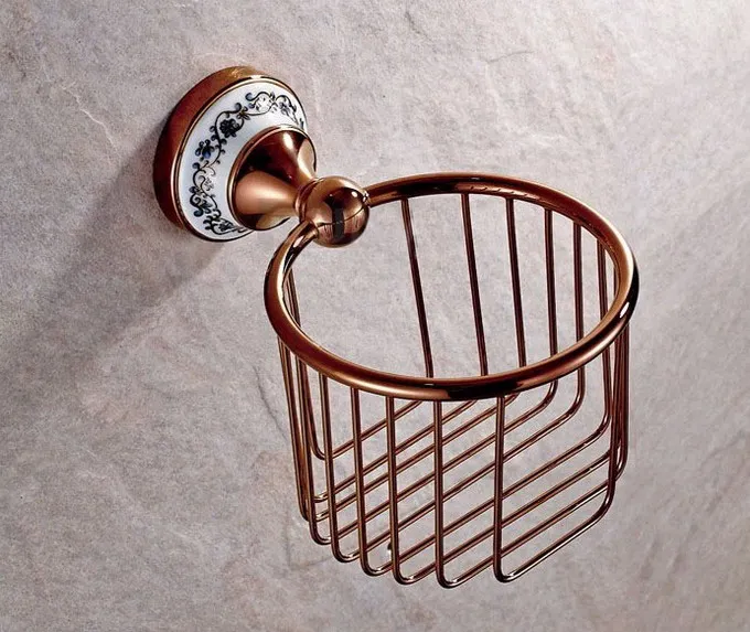 Роскошная керамическая Цветочная основа из латуни розового золота настенный