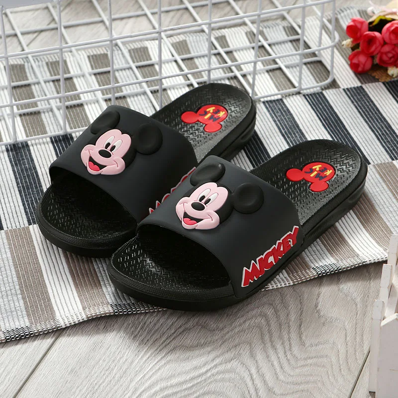Новинка 2019 сандалии и шлепанцы Disney Нескользящие износостойкие тапочки для
