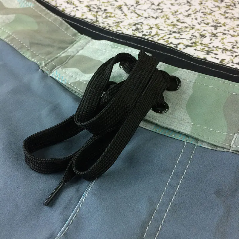 Мужские камуфляжные Водонепроницаемые шорты Spendex эластичные мужские пляжные