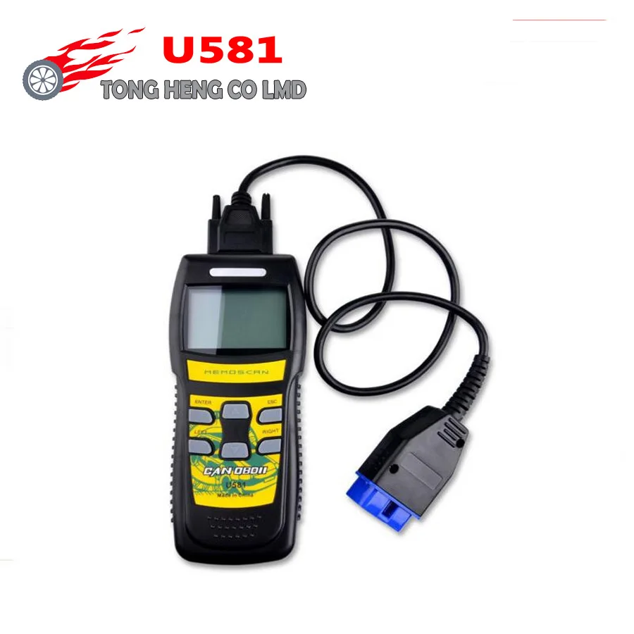 Диагностический сканер U581 CAN OBDII/считыватель EOBDII, считыватель кодов OBD2, диагностический сканер U 581