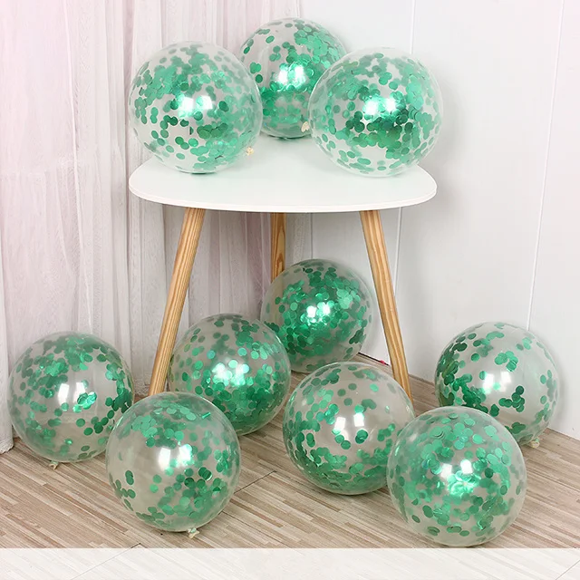 5pcs Confetti ballon 1 шт. большой размер динозавр фольгированный шар для мальчиков воздушный шар в виде животных Детский динозавр день Рождения Вечеринка мир Юрского периода украшения Globos игрушка - Цвет: 5pcs Confetti ballon