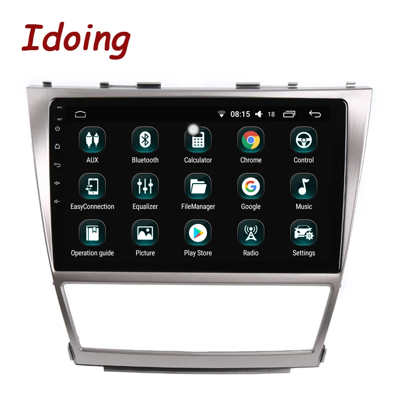 Idoing автомобильный мультимедийный плеер на Android 10 2 экран дюйма 4 Гб + 64