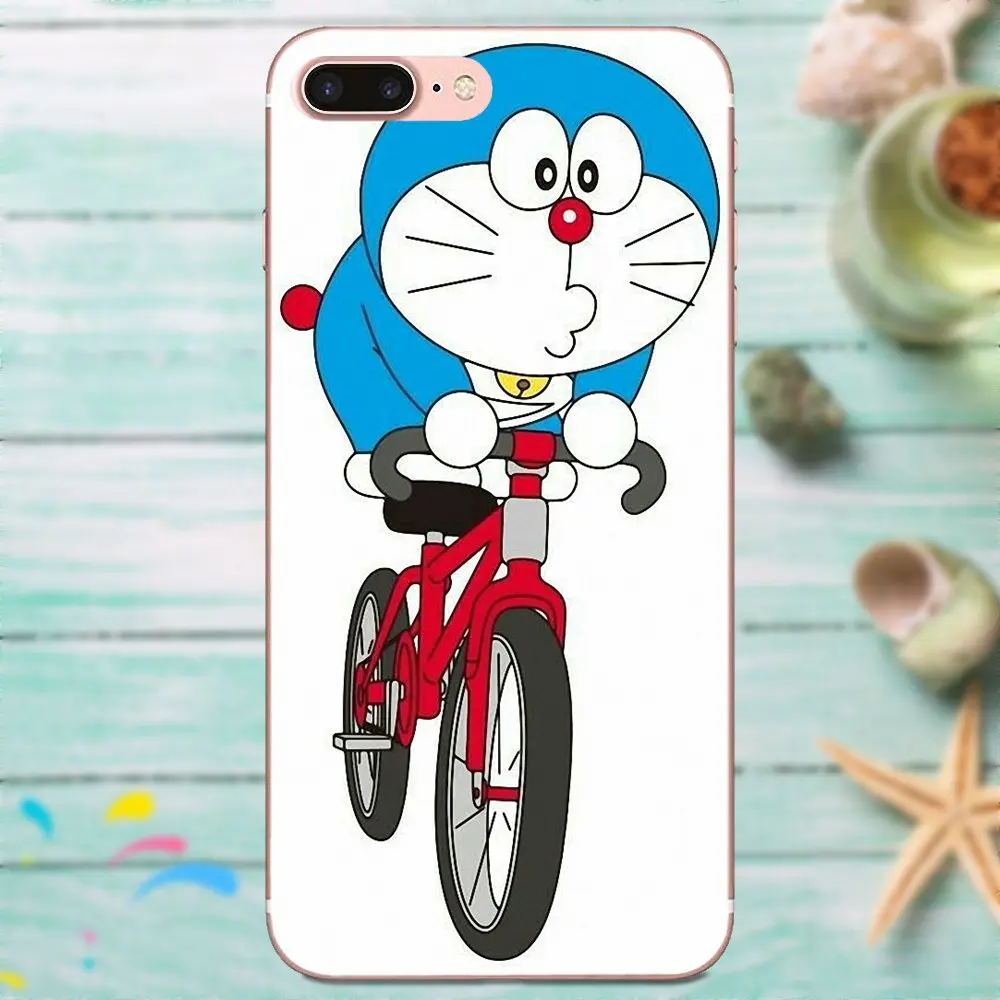 Для Xiaomi Mi3 Mi4 Mi4C Mi4i Mi5 Mi 5S 5X 6 6X 8 SE A1 Max Mix 2 Note 3 4 TPU чехол для телефона Doraemon Happy