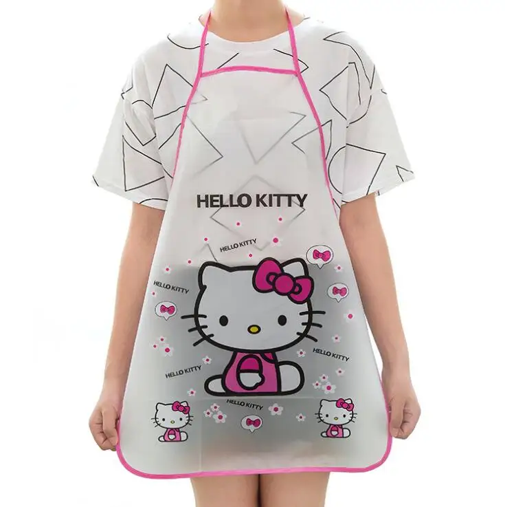 Мультяшный милый водонепроницаемый кухонный утварь Женский фартук для готовки
