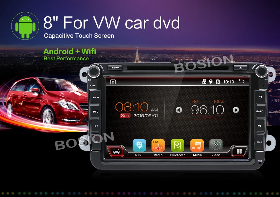 8 &quotAndroid 7 1 автомобилей Радио DVD gps навигации для Volkswagen VW Caddy Гольф Jetta Поло Седан