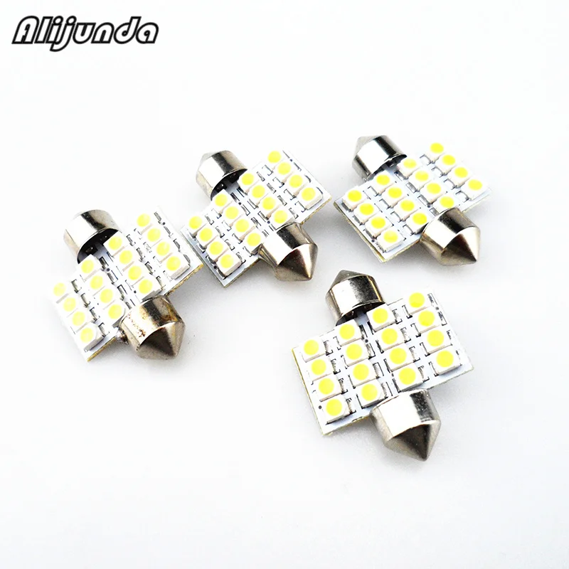 

For Mitsubishi ASX Outlander 2012 2013 2014 2015 white LED reading lights Inner light dome lamp 4 pcs / group