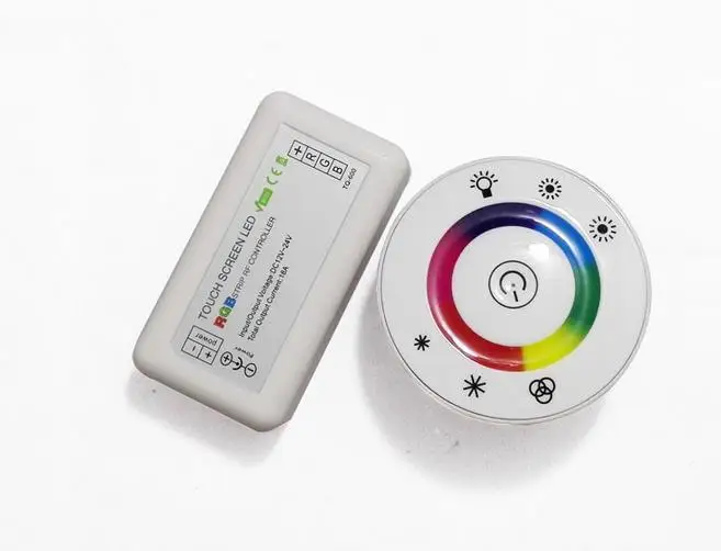 Сенсорный контроллер RGB DC 12 В 24 18 А беспроводной светодиодный RF сенсорная панель