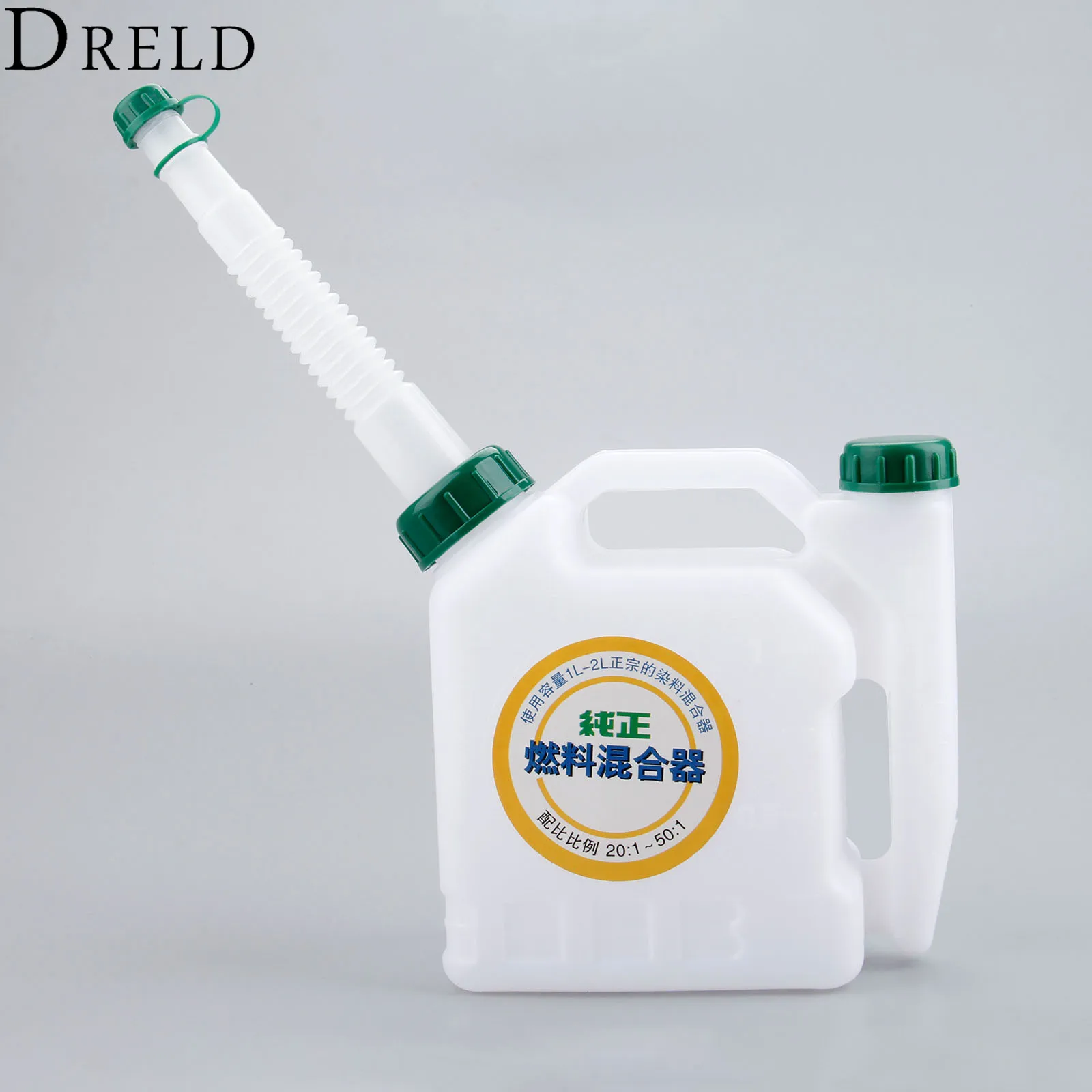DRELD 1 шт. бензиновая бензопилу 1.0L 25:1/50:1/40:1/20:1 соотношение топливо бутылка для