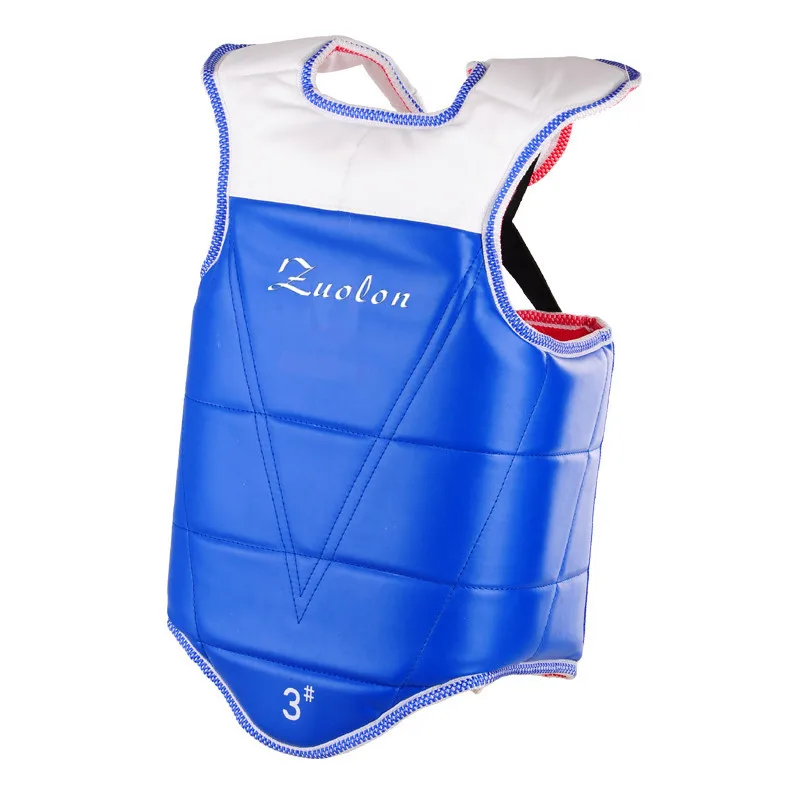 Нагрудная защита для тхэквондо детей мужчин и женщин студентов красный синий