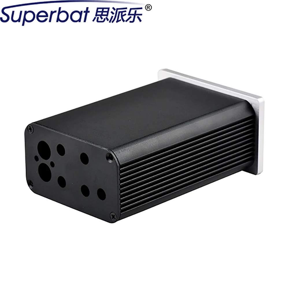 Superbat 4.53&quot3.15&quot1.77&quot Extruded Aluminum 115*80*45mm Electronics Project Case Amplifier Instrument Enclosure HIFI Tube Shell |