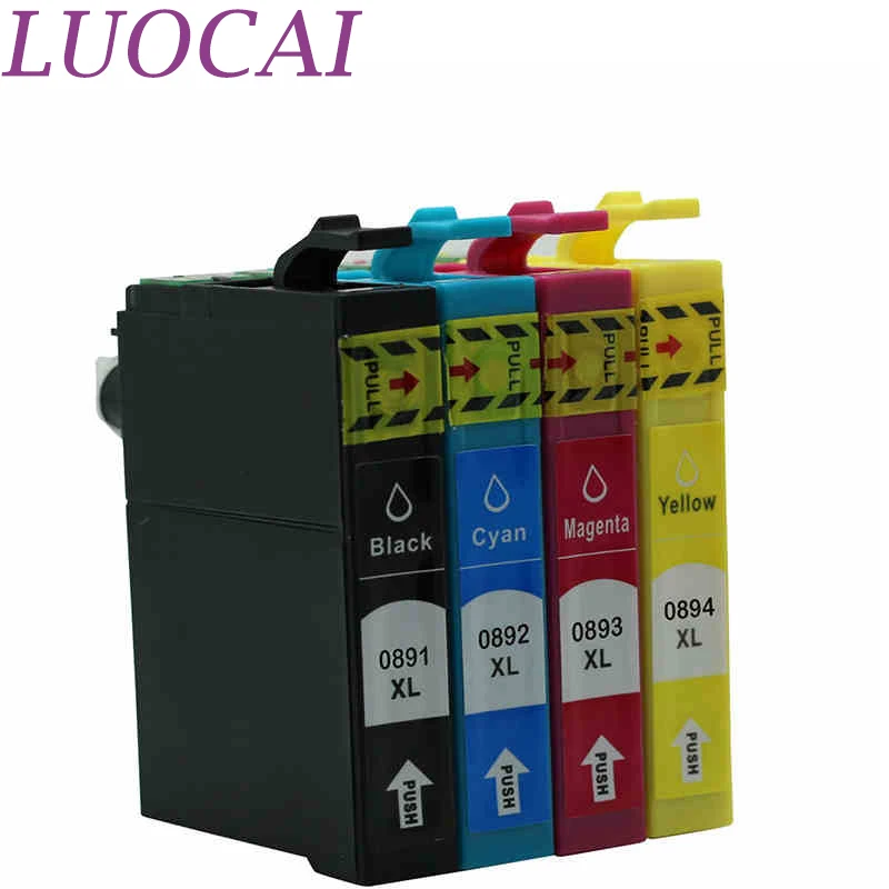 LuoCai T0891-T0894 4 шт. совместимый чернильный картридж для Epson Stylus