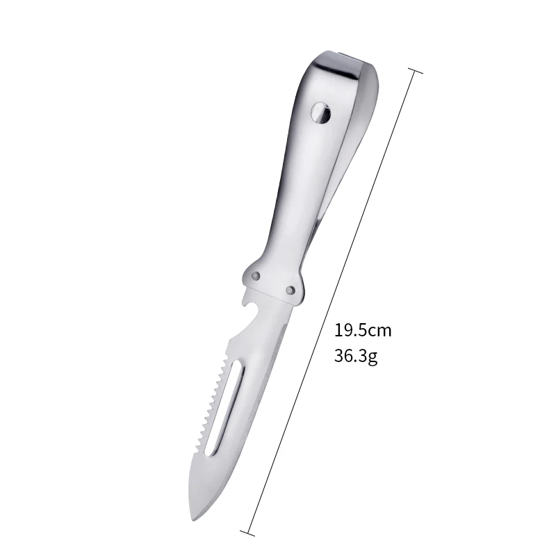 Silver Peelers Многофункциональные овощные инструменты из нержавеющей стали Огурец Овощечистка картофеля морковь кухонный нож для фруктов гаджеты бутылка может открывалка для пива - Цвет: Silver Peelers