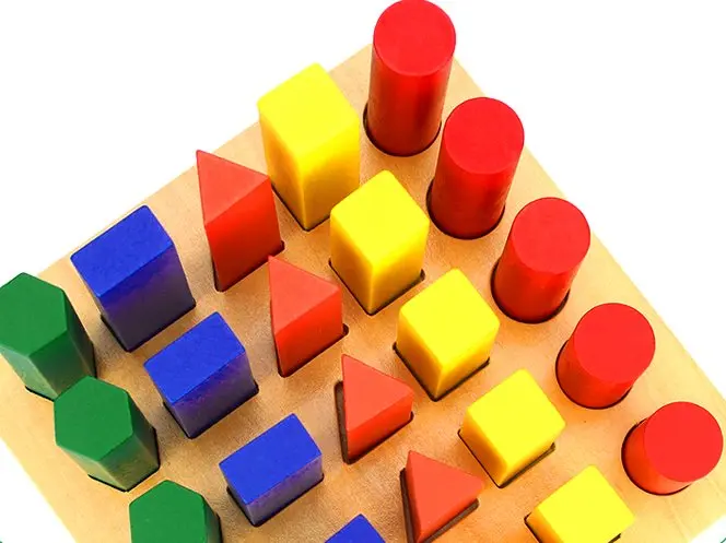 Классические Деревянные игрушки montessori цилиндр планка с петлями дерево обучения