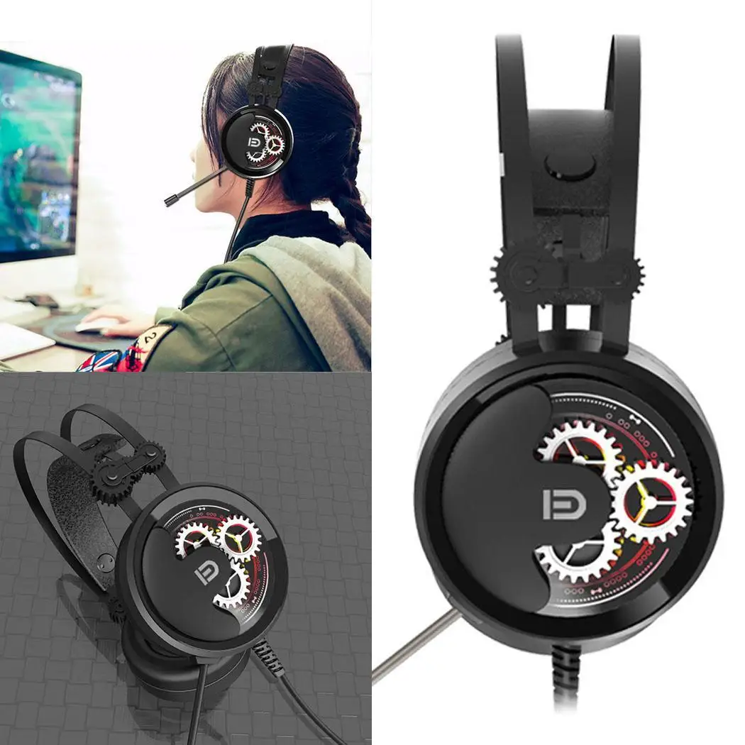 Unisex USB Head-mounted Wired Line-in Microphone Phone Black 25mW 1103dB X9 1 with microphone Headphone | Электроника