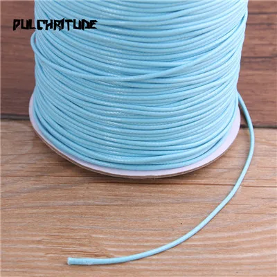Sky blue 10 метров, 1,5 мм, 14 цветов, смешанный шнур из искусственной кожи и веревка, сделай сам, ювелирное изделие, аксессуары, Модный Ювелирный материал для браслета - Цвет: Sky blue