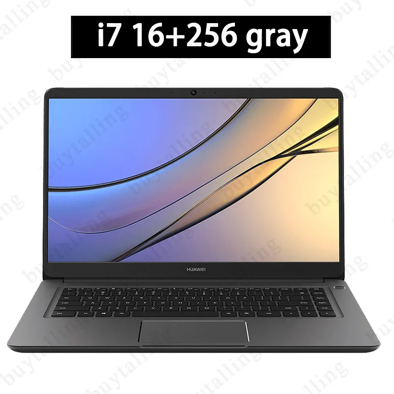 Новинка 15,6 дюймов huawei MateBook D i7-8550U процессор ноутбук 8 Гб DDR4 128 Гб SSD Windows 10 система FHD ips дисплей компьютер ПК - Цвет: i7 16G 256G gray