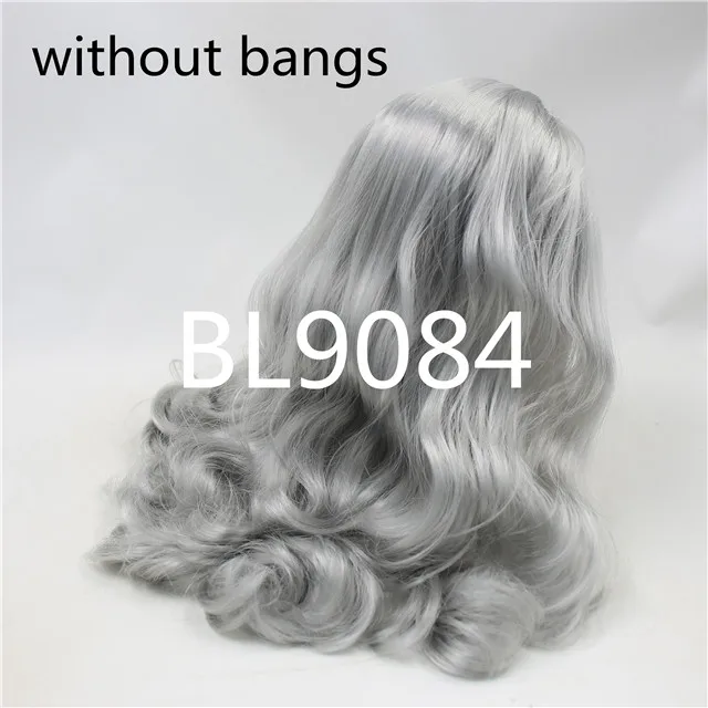 Blyth кукла ледяной парик только rbl головы и купола игрушка волосы для DIY пользовательские куклы - Цвет: a
