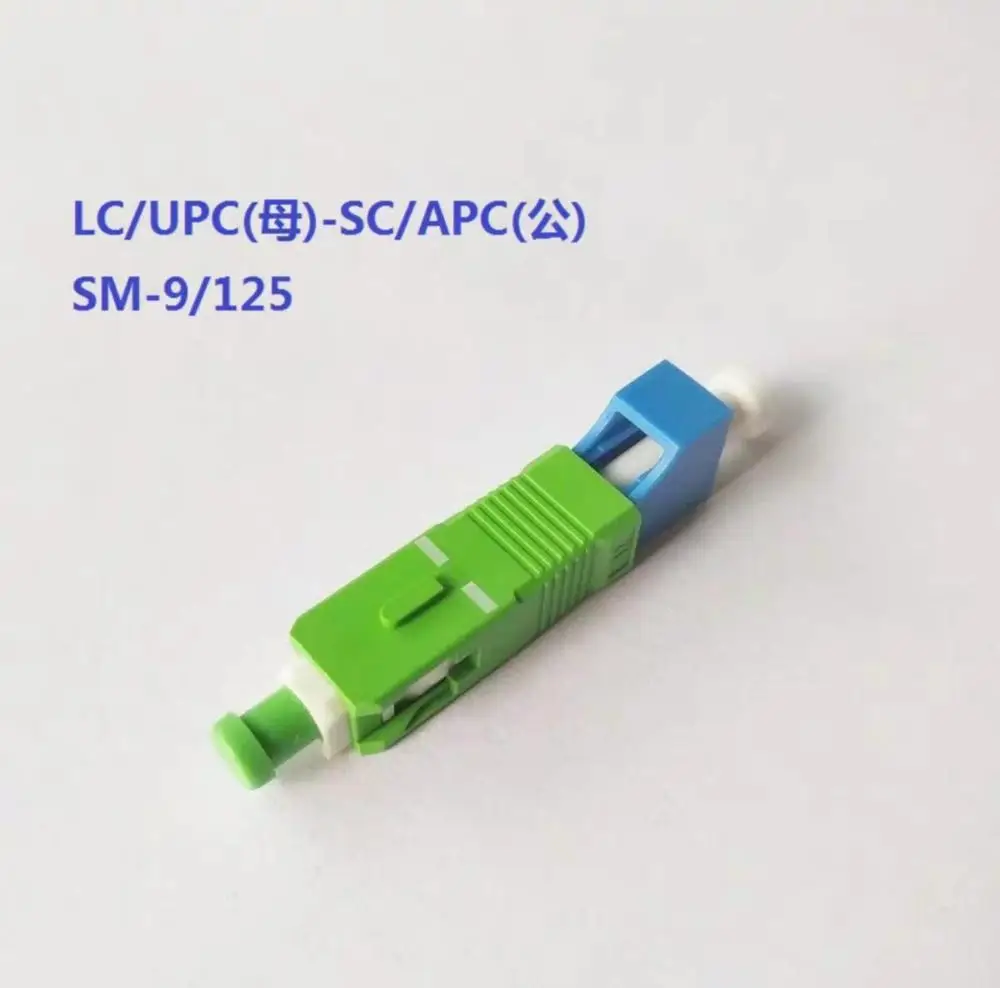 APC-PC green-blue 5 шт. LC-SC Гибридный адаптер для мужчин и женщин VFL использование SM ММ APC Волоконно-оптический разъем ftth Муфта завод ELINK - Цвет: APC-PC green-blue