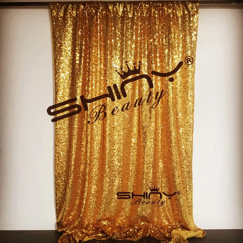 Sparkly 10x10FT занавес с золотыми блестками фон Современная занавеска Красивая для