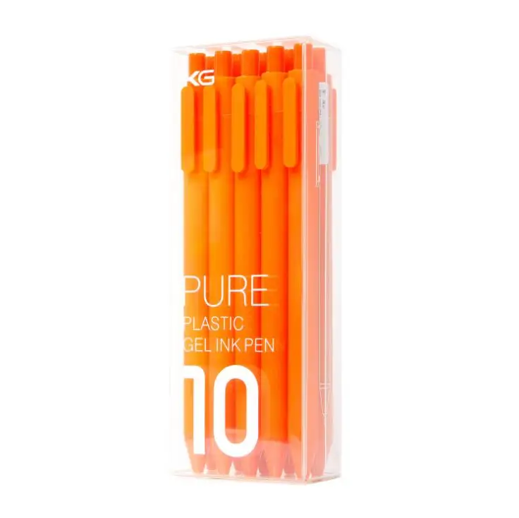 10 Pen Black Ink f 10 шт.,, xiaomi Mijia Kaco, ручка, 0,5 мм, ядро, прочное, подписывающее перо, заправлять черными чернилами, Kaco(относится к xiaomi), ручка-знак - Цвет: 10 Pen Black Ink f