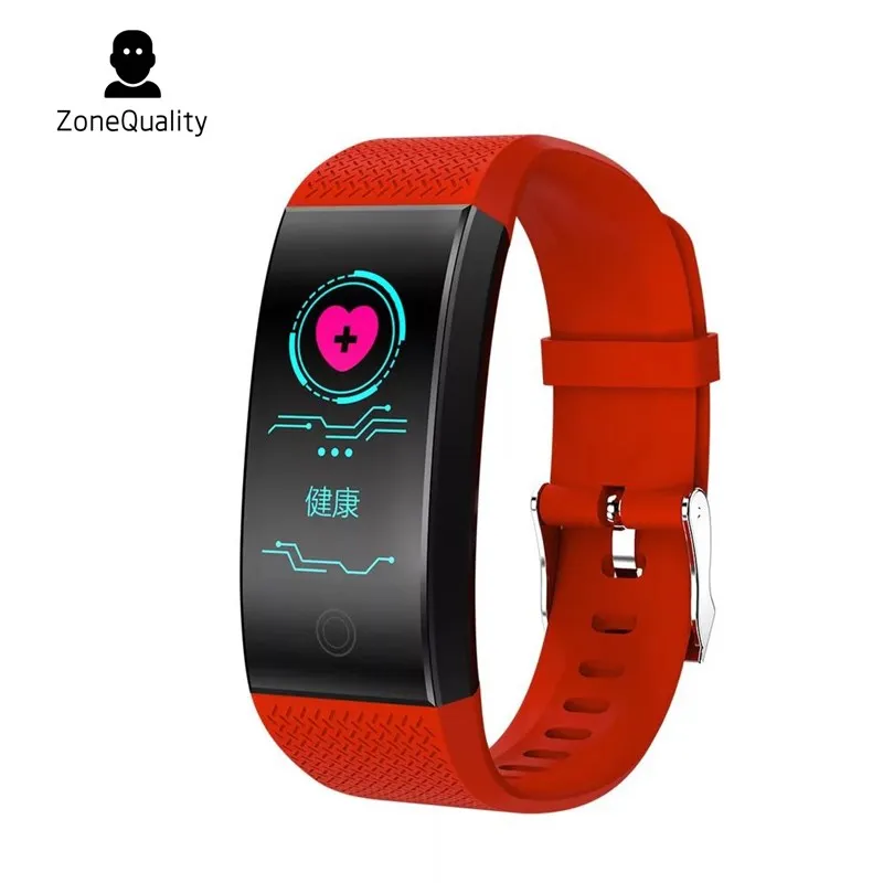 Zonequity фитнес браслет QW18 трекер Шагомер Bluetooth датчик сердечного ритма