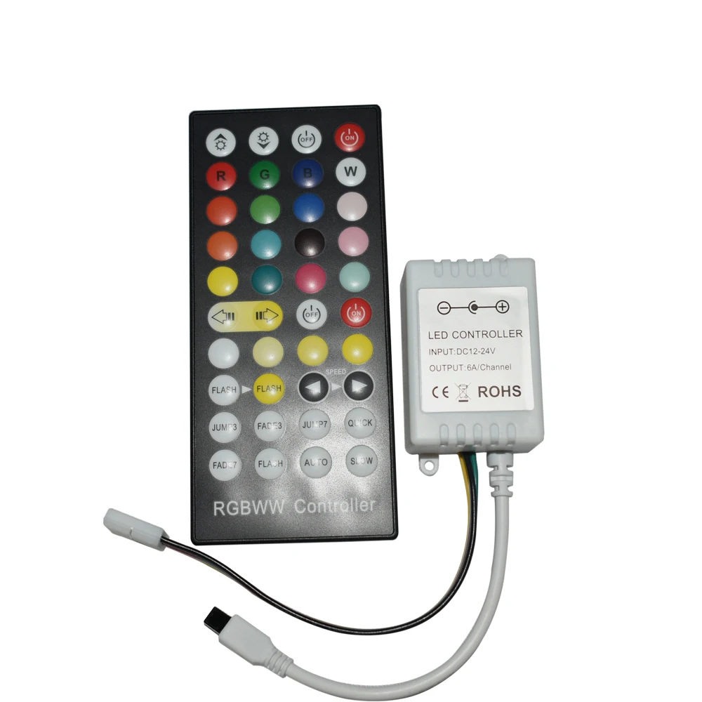 Новый продукт 5050 5 в 1 гибкая светодиодная лента с контролором м/лот RGBW + WW dream strip no