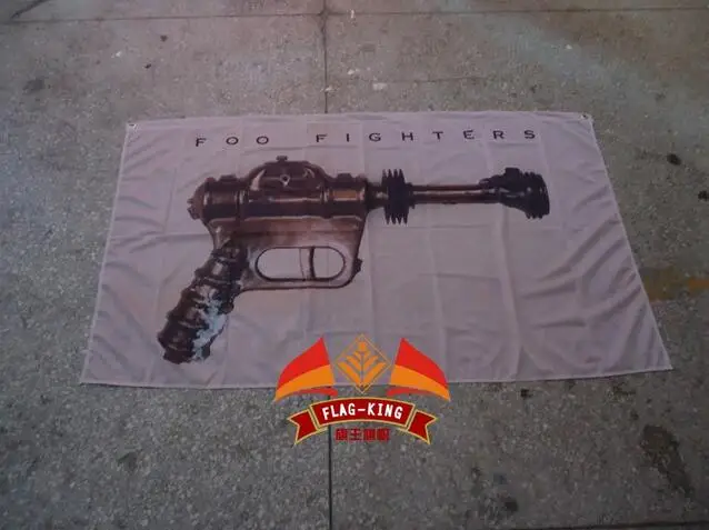 

foo fighters band flag,orchestra flag ,90X150 CM size,Digital printing