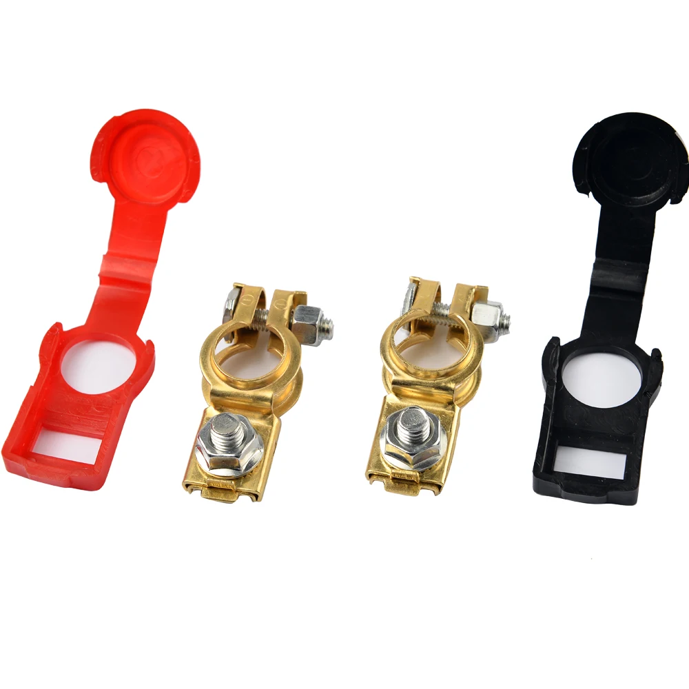 2 шт. автомобиля батарея терминал для зажим зажимы отрицательный положительный