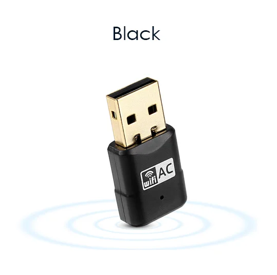Беспроводной 600 Мбит Dual Band Mini Wi-Fi usb-адаптер компьютерной сети LAN Dongle