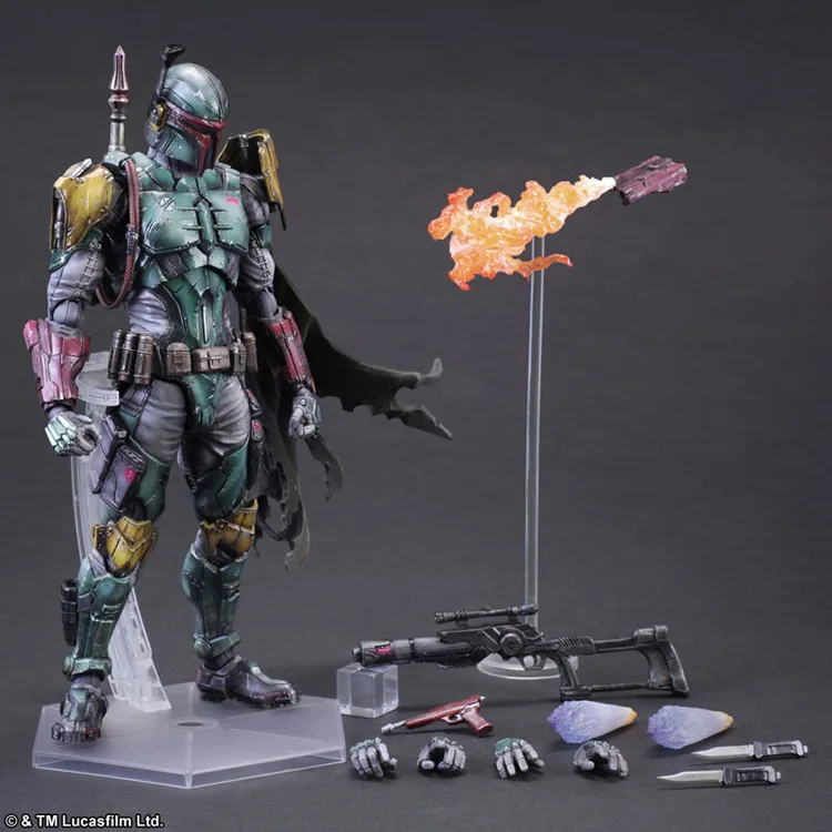 Фигурки Звездные войны игрушки Kai ПВХ 270 мм аниме фильмы войны|play arts kai|arts kaistar wars boba