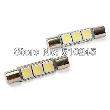 10X автомобисветодиодный светодиодные лампы 31 мм T6.3 светодиодный LED smd 5050
