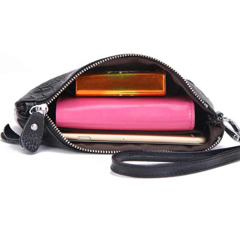 Женская сумка из крокодиловой кожи с объемным рисунком женский клатч модные