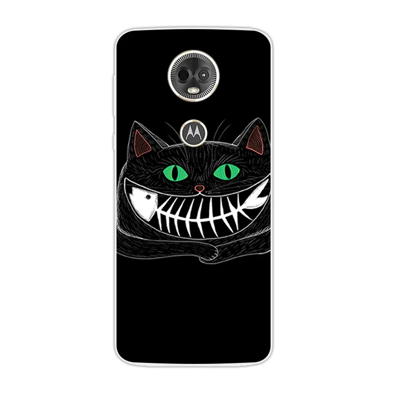 6.0inch for Motorola E5 Plus E5Plus E 5 Ultrathin Lion Back Cover Soft Silicone TPU Shell MOTO Phone Capa |