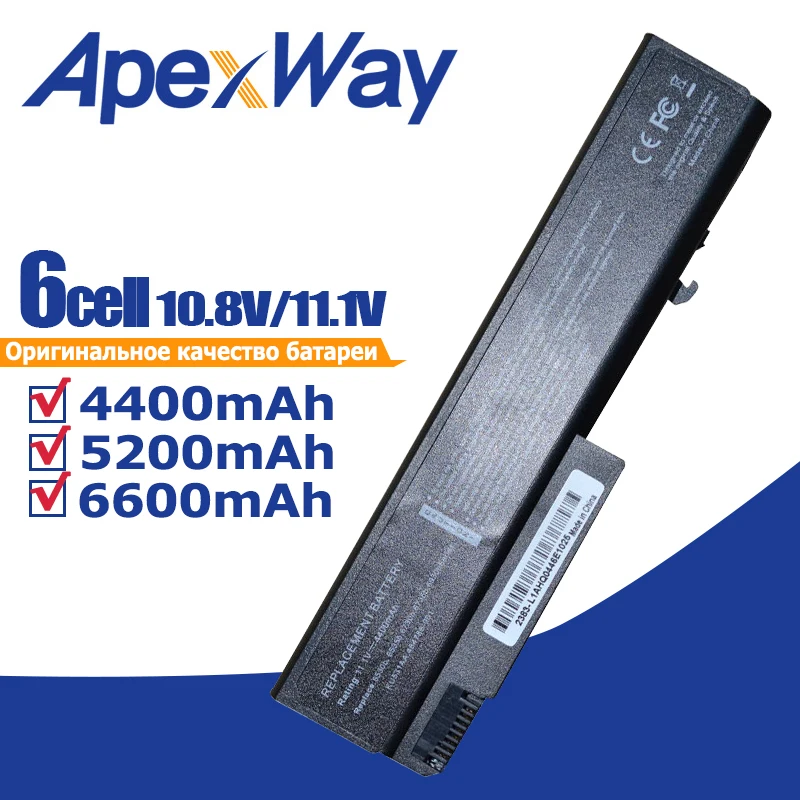 Черный 6 ячеек 11 1 В Аккумулятор для ноутбука HP ProBook 6550b 6555b Compaq Business Notebook 6530b 6535B 6730B