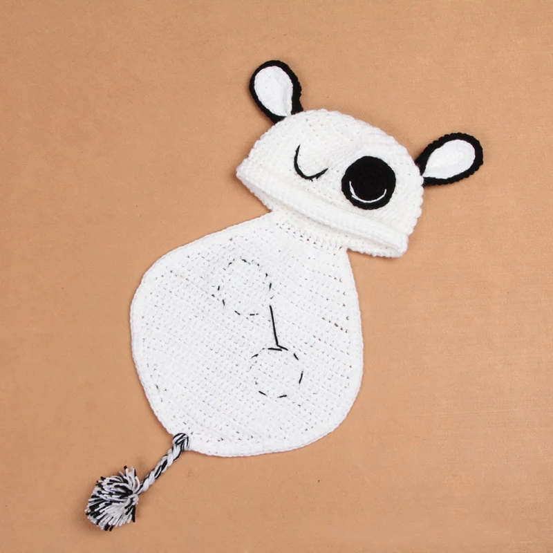 Трикотажный костюм ручной работы для младенцев Рождественский новорожденных